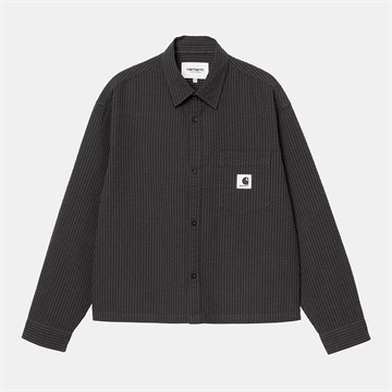 Carhartt WIP W l/s Toland Stripe Shirt Seersucker Black